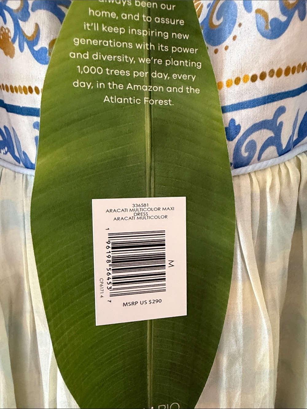 Farm Rio Aracati multicolor Tropical Print Maxi Dress - Picture 3 of 7